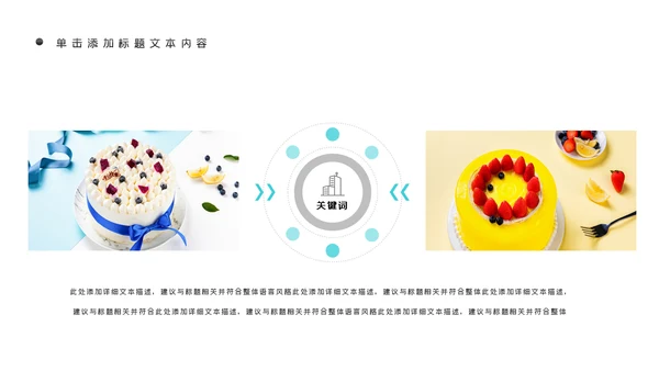 美食蛋糕甜点下午茶点心糕点早餐PPT模板