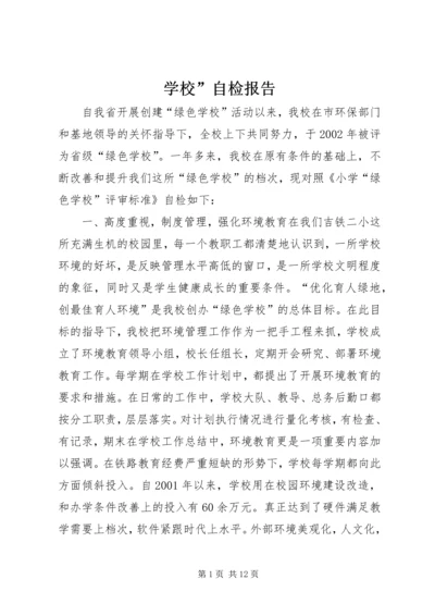 学校”自检报告 (2).docx