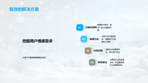 大雪情感营销策略