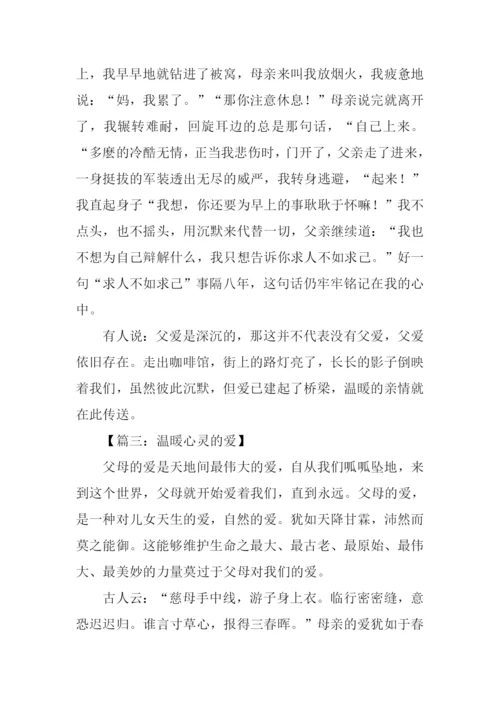 以温暖为题的作文.docx