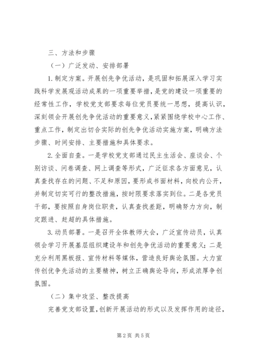 阜康总工会在创优争先活动中开展基层组织建设年的实施方案_1 (2).docx