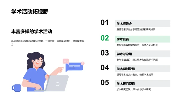 本科教育实践报告PPT模板