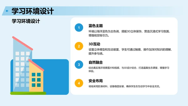蓝色3D风研学旅行宣传