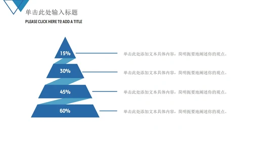 蓝色简约总结汇报ppt模板