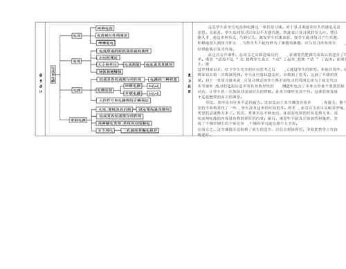 初中物理电学教学设计