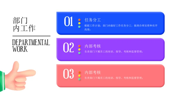 C4D立体3D风工作年度总结汇报通用PPT模板