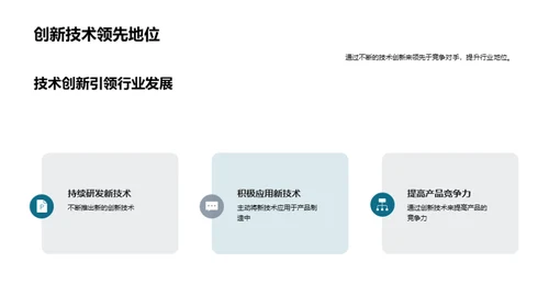 创新驱动，引领行业