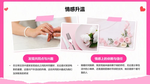 粉色摄影风“婚礼浪漫记忆”——婚礼相册展示模板PPT模板