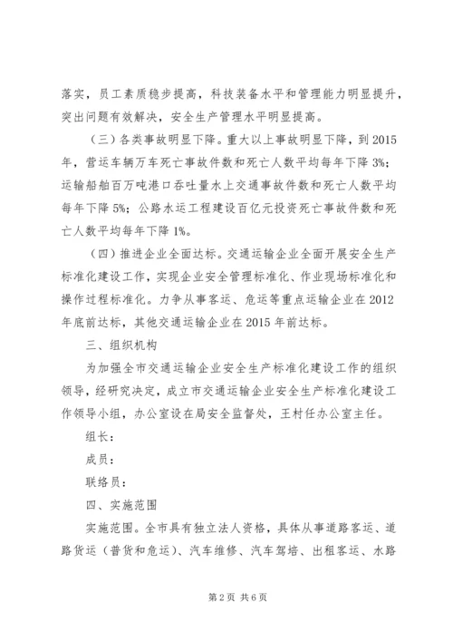 交通运输安全建设方案.docx