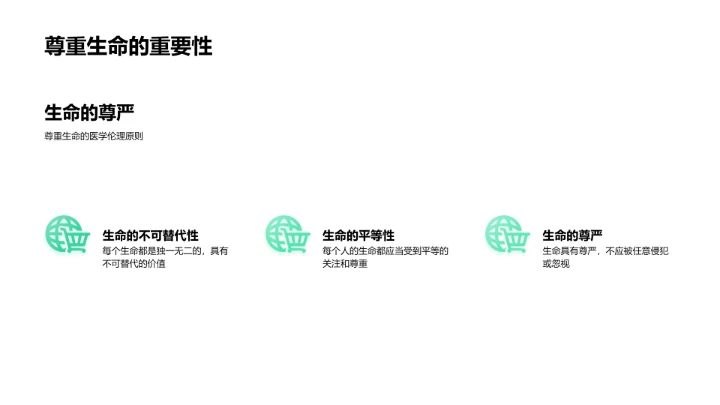 医学伦理授课讲座PPT模板