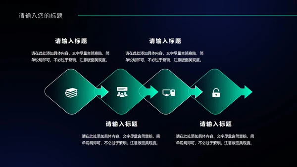 黑色科技风岗前实习总结PPT模板