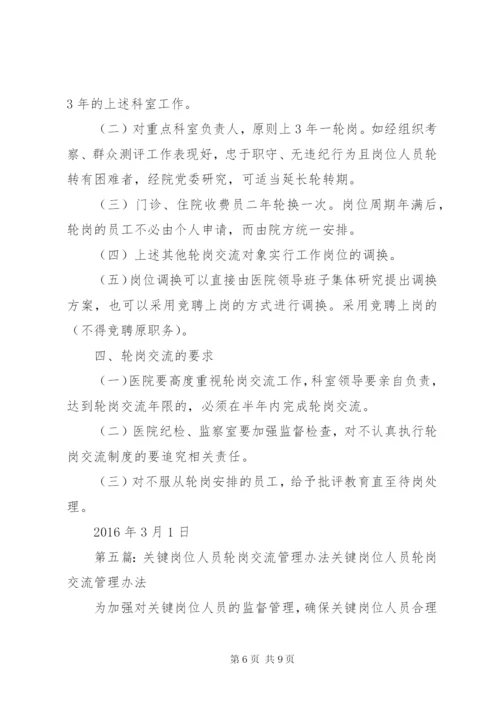 医院重点部门和关键岗位定期轮岗交流制度_1.docx