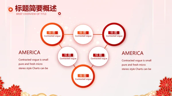 红色迎新春春节晚会年会PPT