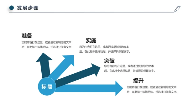 蓝色简约风商务公司介绍企业宣传ppt模板