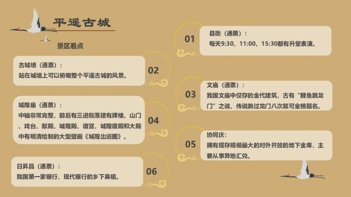 隰县小西天山西景点介绍通用PPT模板