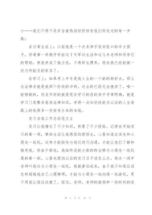 实习自我工作总结范文5篇.docx