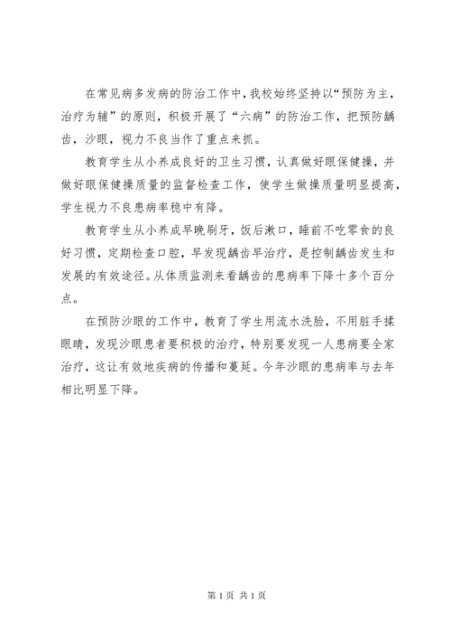 学校卫生健康教育工作总结 (3).docx