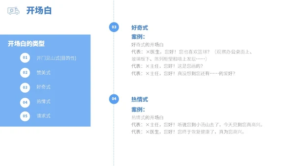 蓝白色立体风医药代表销售经营分享PPT经验分享