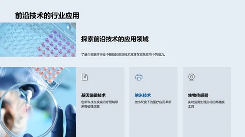 生物医疗行业解析PPT模板