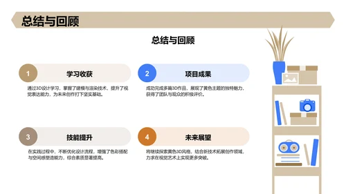 黄色3D风新生自我介绍PPT