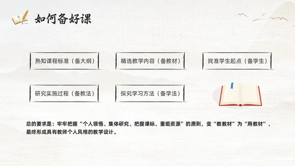 棕色古风教学常规管理PPT夯实教学常规强化教学管理PPT模教师培训