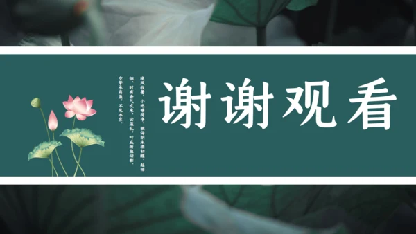 夏雨荷通用PPT模板