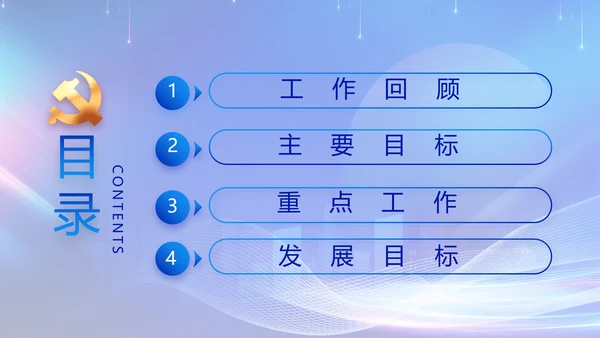 聚焦两会党课政府工作报告动态PPT