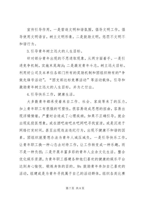 发挥团组织的青年引导作用.docx