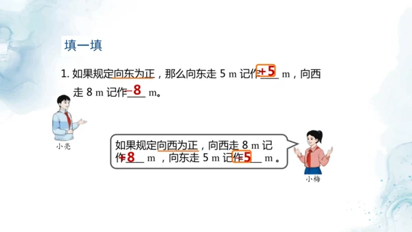 人教版六年级数学下册生活中的负数教学课件