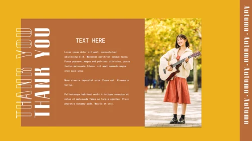 个人简历时尚女孩自我介绍通用PPT模板