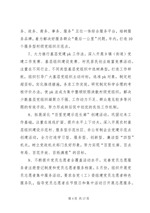 全市年度基层组织建设年度工作要点.docx