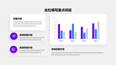 图表页-紫色商务风1项柱状图