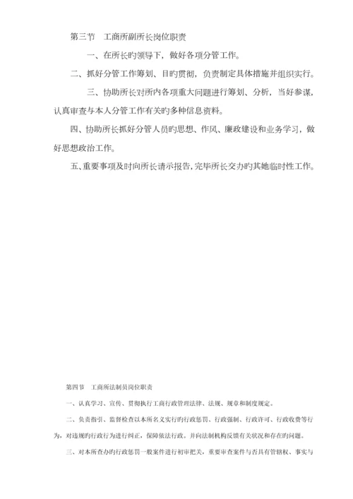 工商所职责工商所所长职责工商所各岗位基本职责.docx