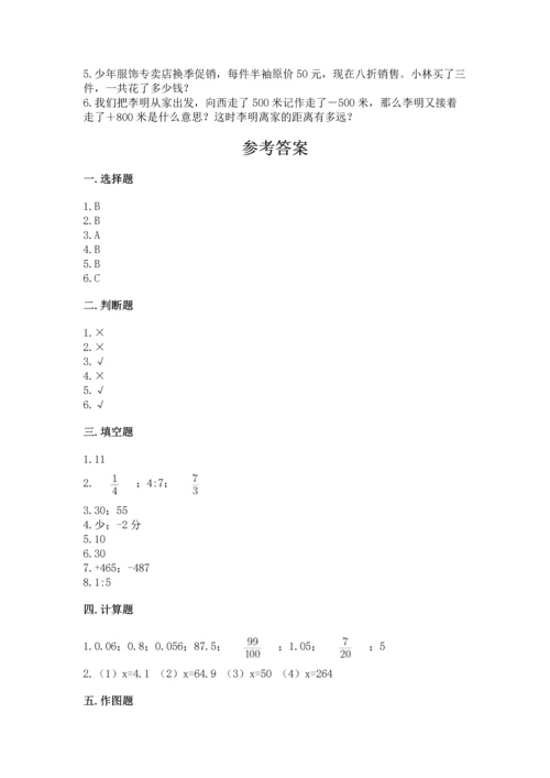 小学数学试卷六年级下册期末测试卷精品（能力提升）.docx