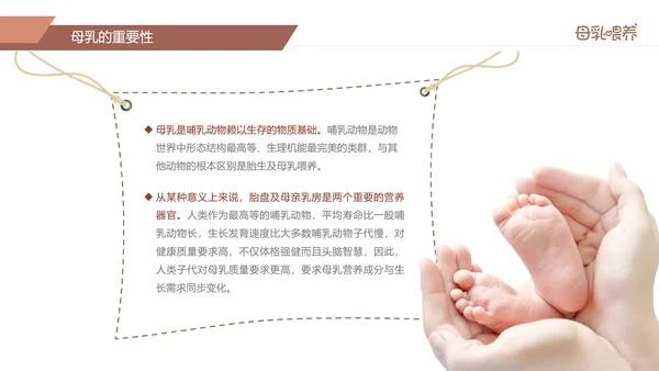准妈妈母乳喂养知识培训亲子母婴PPT模板