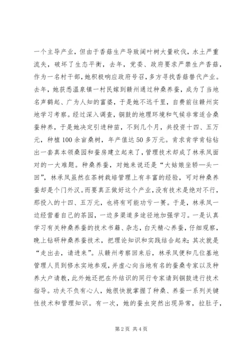 双学双比女能手典型材料.docx