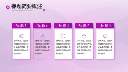 紫色大气美容院商业计划书PPT