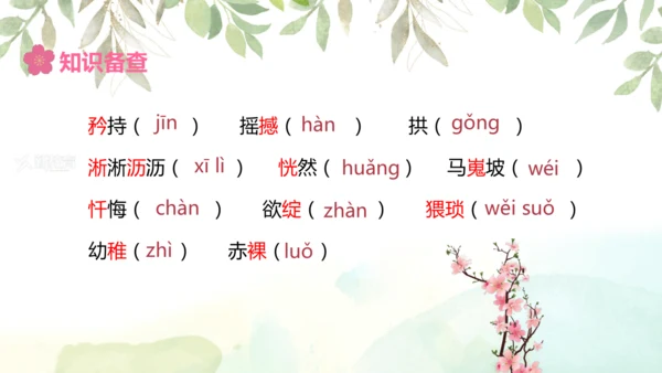 第19课 一棵小桃树 课件(共24张PPT)