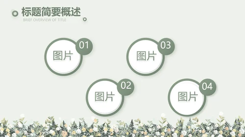 绿色小清新述职报告工作总结动态PPT模板