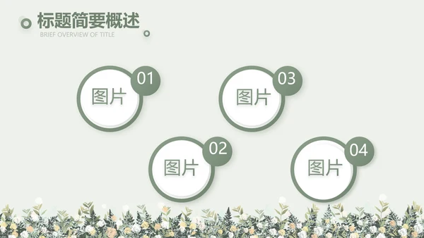 绿色小清新述职报告工作总结动态PPT模板