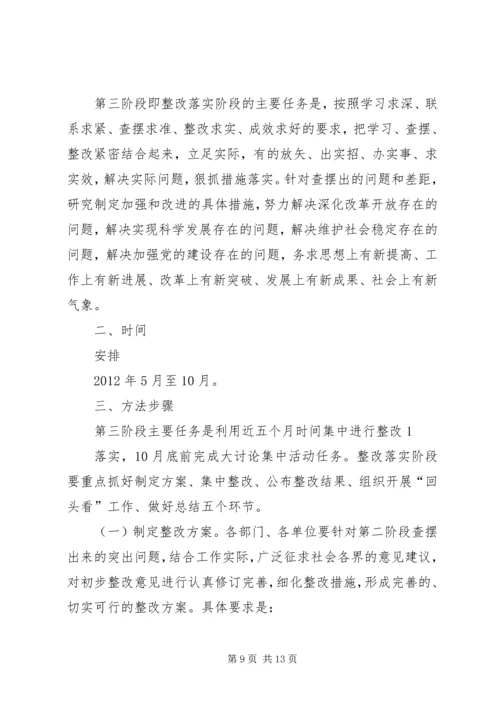 解放思想大讨论第三阶段整改方案.docx