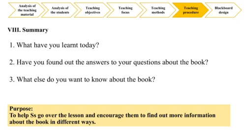 Module 7 Unit 2 It's still read and loved 说课课件