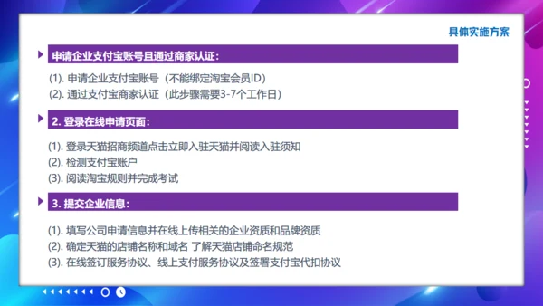 入驻天猫电子商城电商策划通用PPT模板