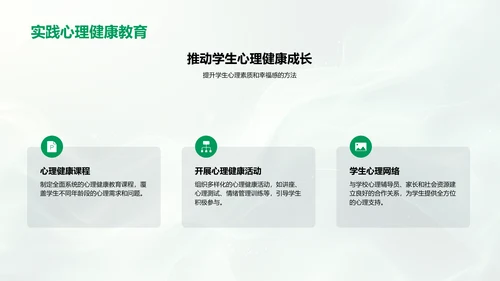 心理健康融课堂