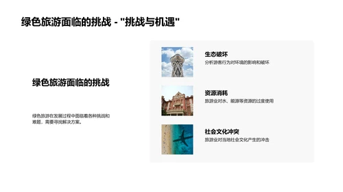 绿色旅游研究报告PPT模板