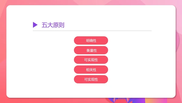 粉色扁平风管理目标培训能力PPT模板