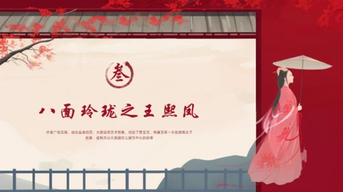 红楼梦人物介绍通用PPT模板