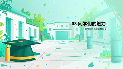 毕业图集分享PPT模板