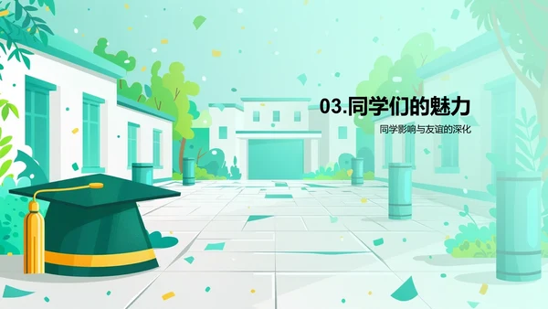 毕业图集分享PPT模板