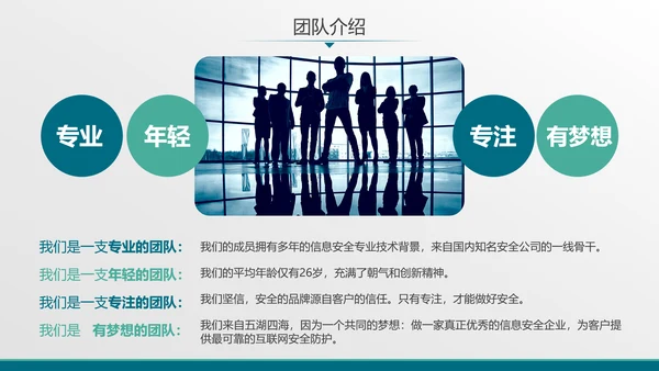 数字全球化科技数据融资计划书PPT模板